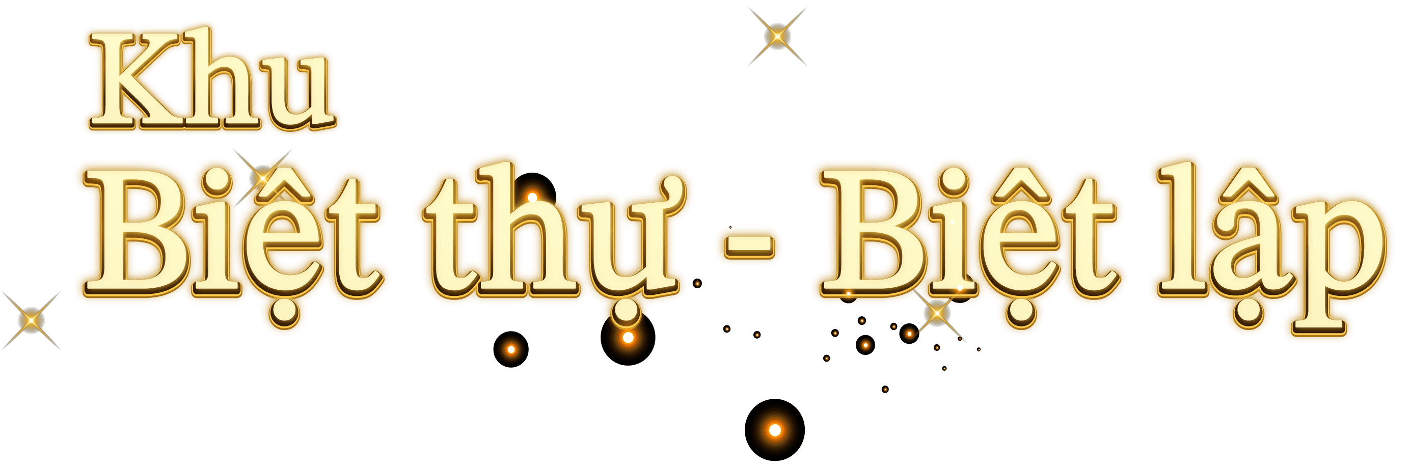 Khu Biệt Thự - Biệt Lập